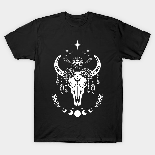 Occult Animal Skull T-Shirt by soulfulprintss8